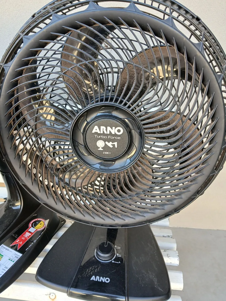 Conj com 4 Ventilador de Mesa Arno Turbo Force 2 em 1