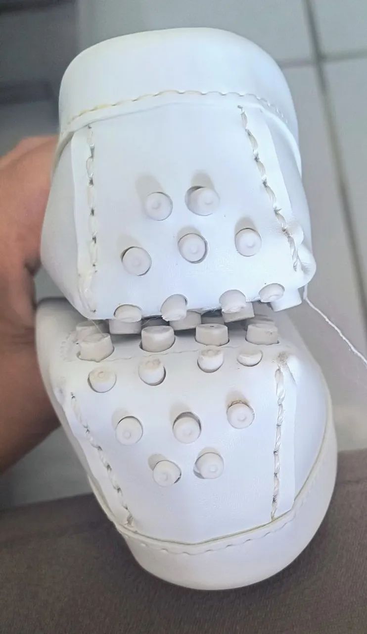 Mocassim infantil branco - Foto 4