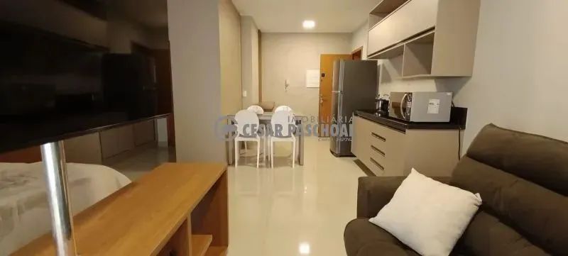 Apartamento Padrão Bosque das Juritis 1 dormitório com armário sala com painel tv sacada c - Foto 4