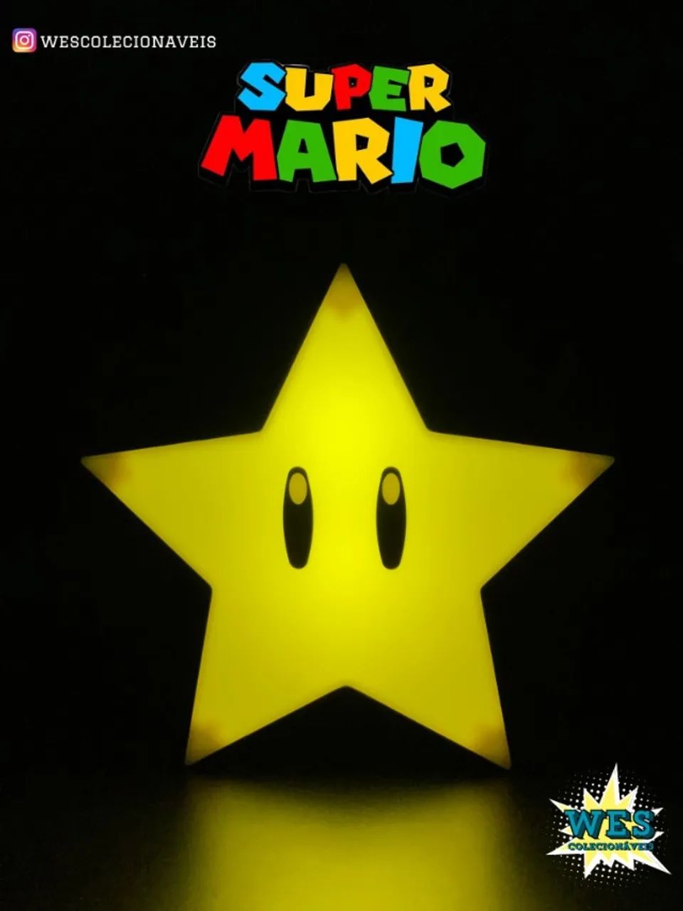 Luminária Super Star (Super Mario Bros) - Foto 4