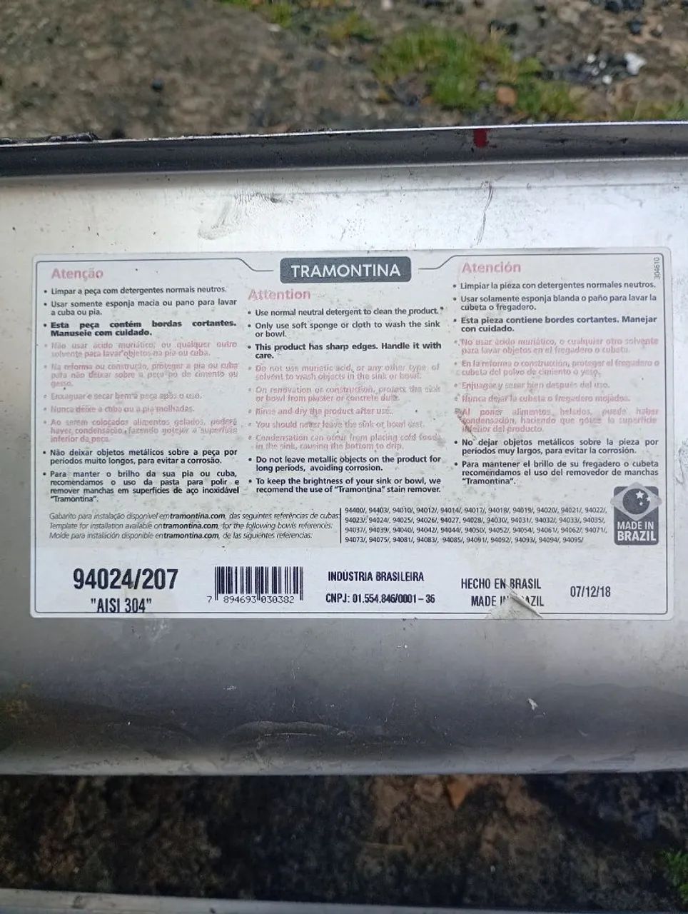 Cuba para cozinha 64842033469827124