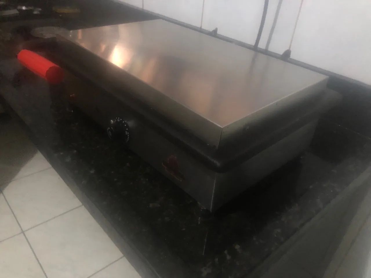 Chapa elétrica pro gás 220v - Foto 2