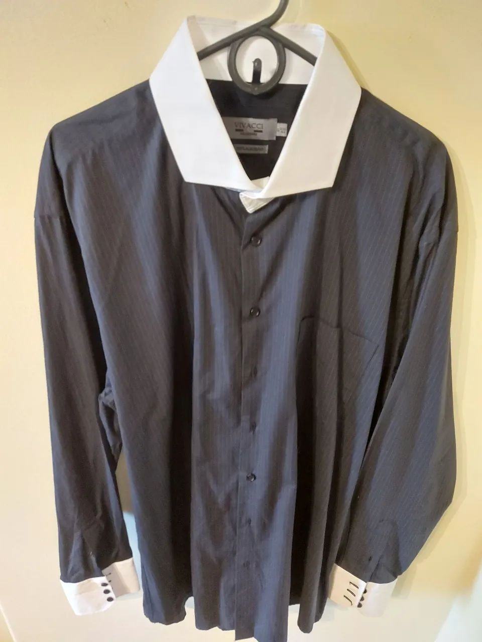 Camisa VIVACCI social - preta - Nova