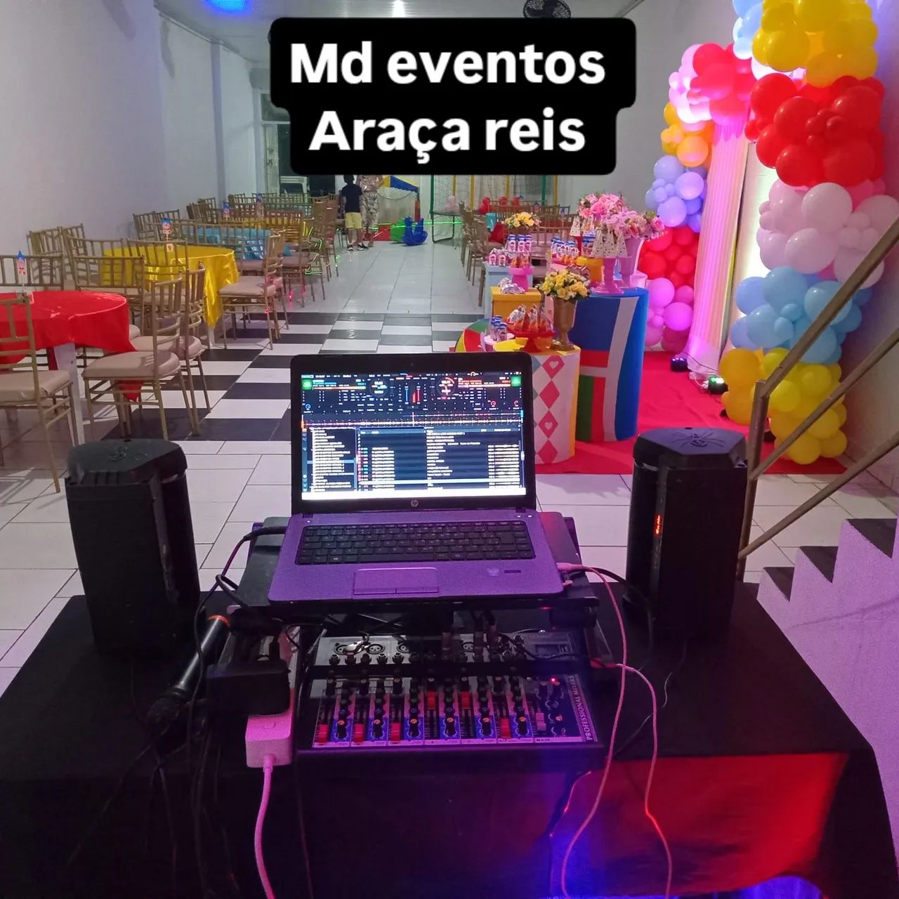 DJ SOM E ILUMINAÇÃO 350 5 HORAS DE EVENTOS - Foto 3
