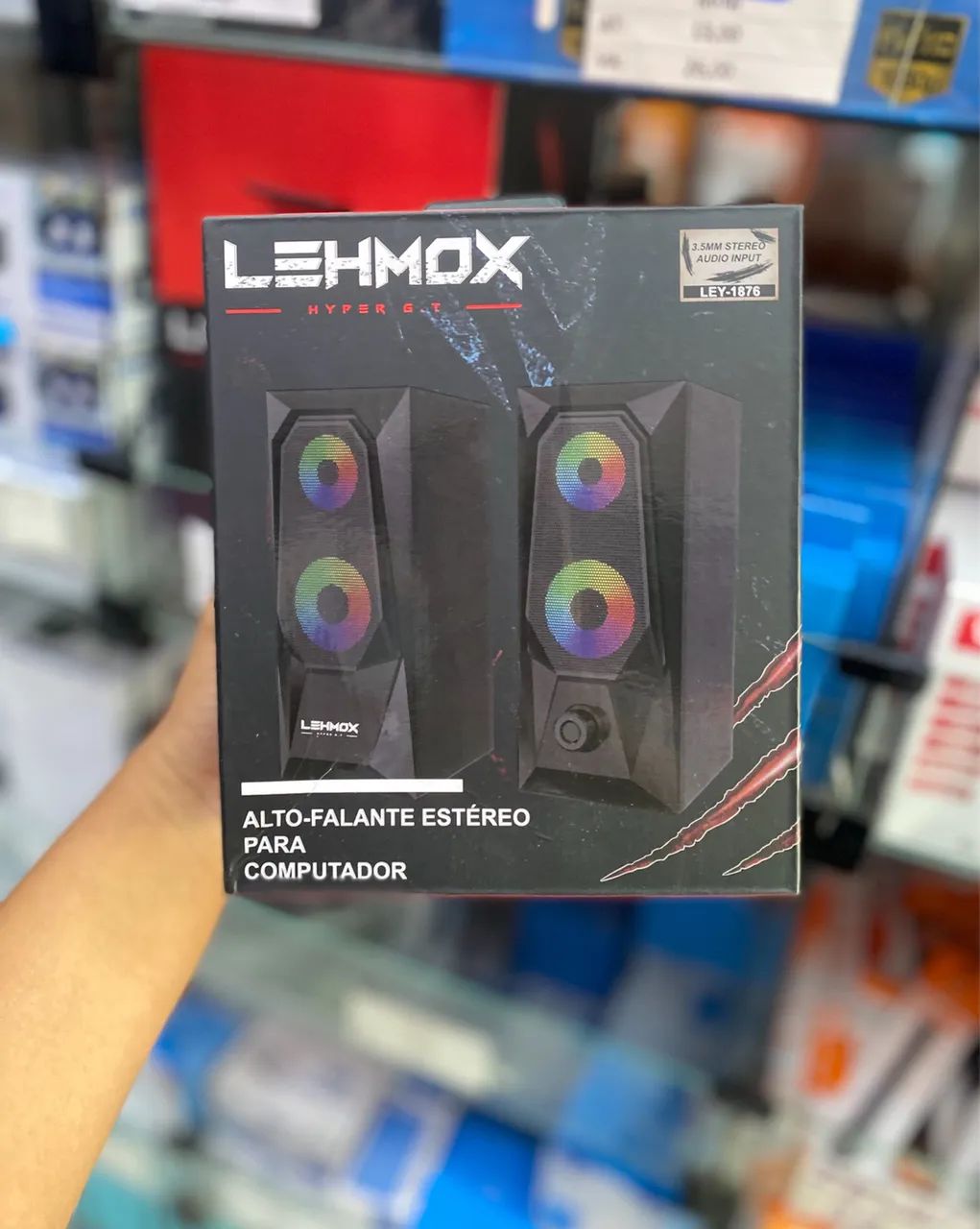 Caixa de som para Pc estéreo- ENTREGA A DOMICÍLIO 