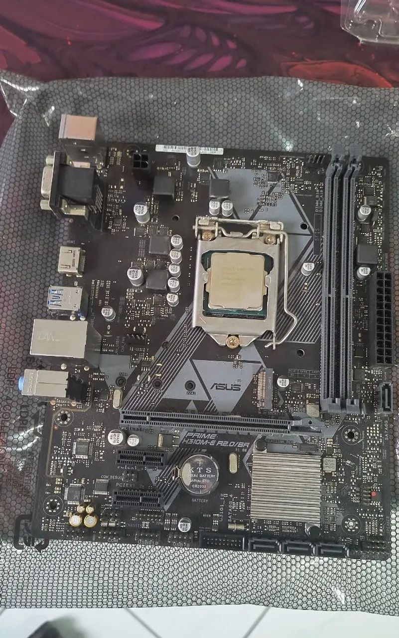 Intel Core i5 9400F + Asus Prime H310M-E R2.0/BR - Peças de