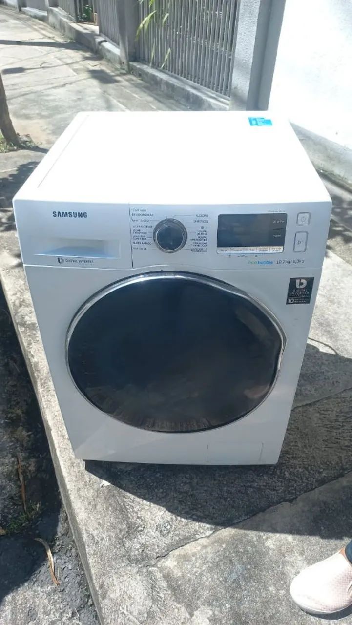 Lava e seca Samsung touch-screen. Até 10X SEM JUROS.  Entrego 