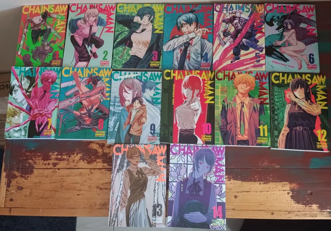 Mangas Chainsaw Man Capitulo 1 até o 14