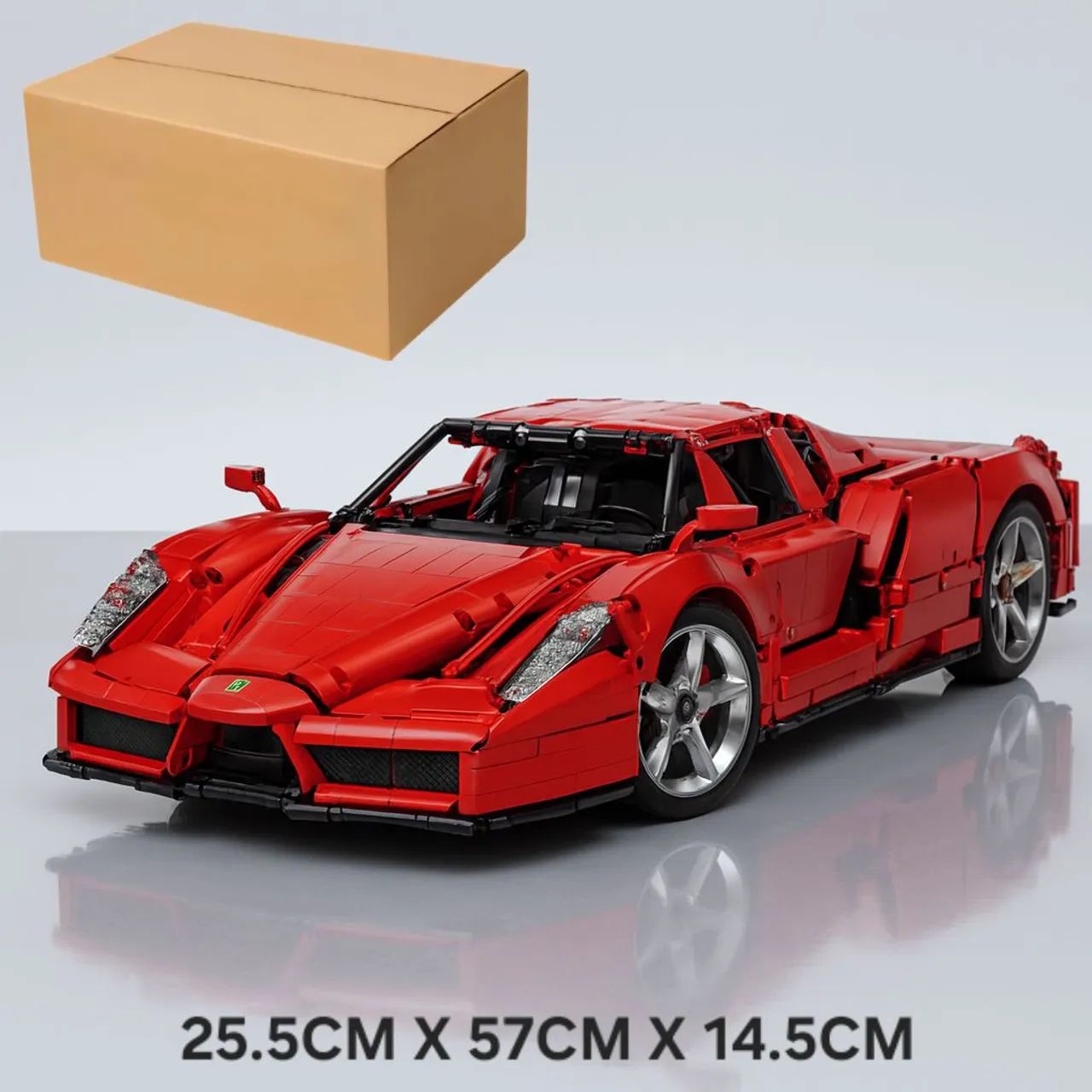 BLOCOS DE MONTAR FERRARI ENZO 4301 PEÇAS MODELO 10532 MARCA KBOX