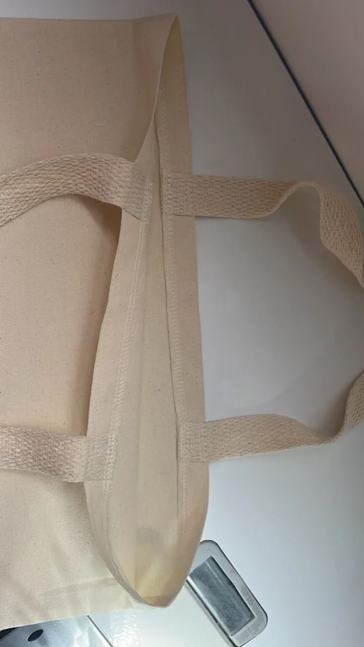 Ecobag - Sacola de Algodão Cru - 40x38cm - Foto 4