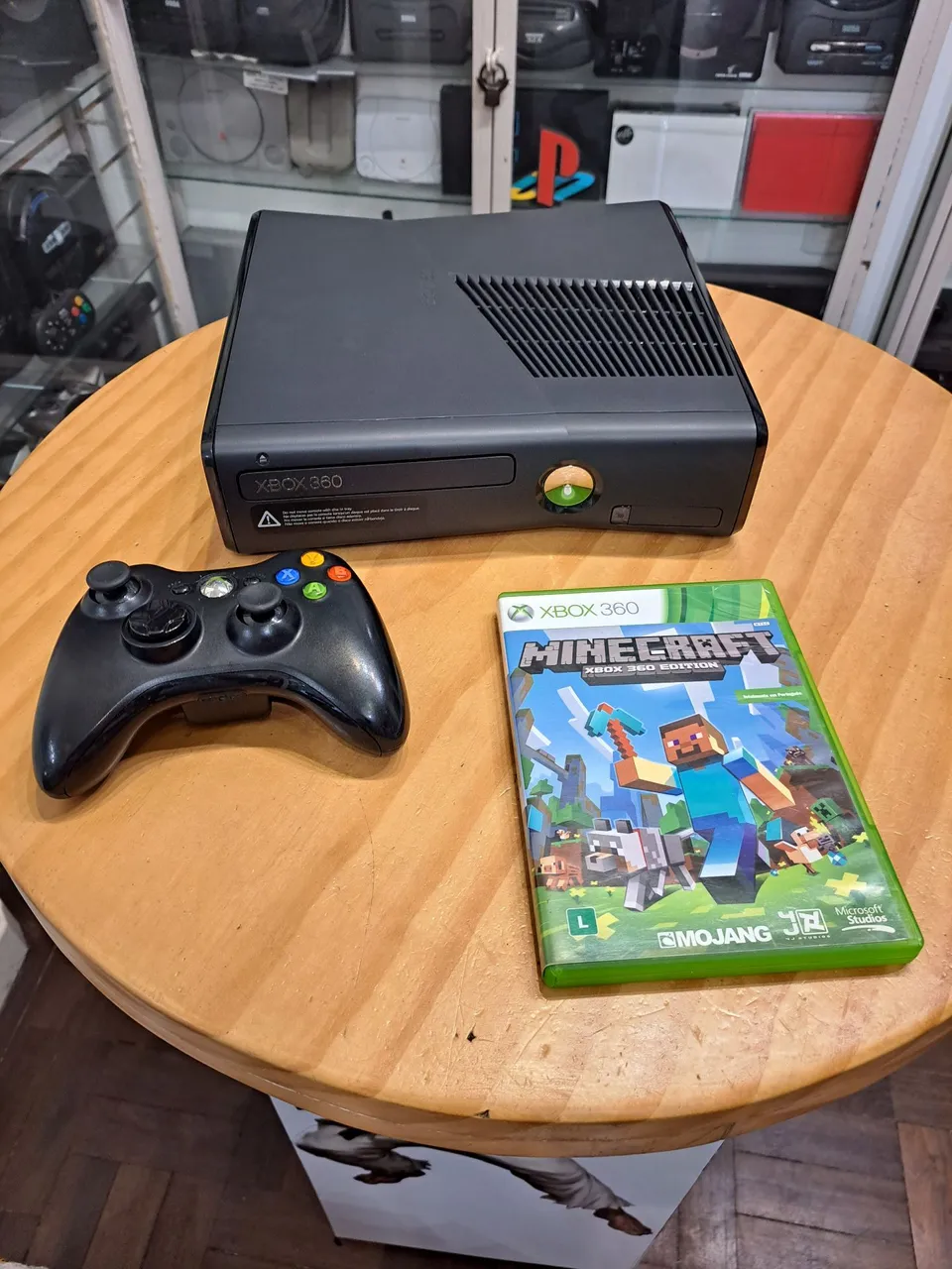 Xbox 360 HD 500gb com jogo Minecraft
