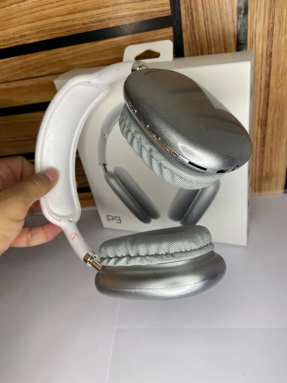 Fone Headphone Bluetooth iOS Android P9 - Foto 4