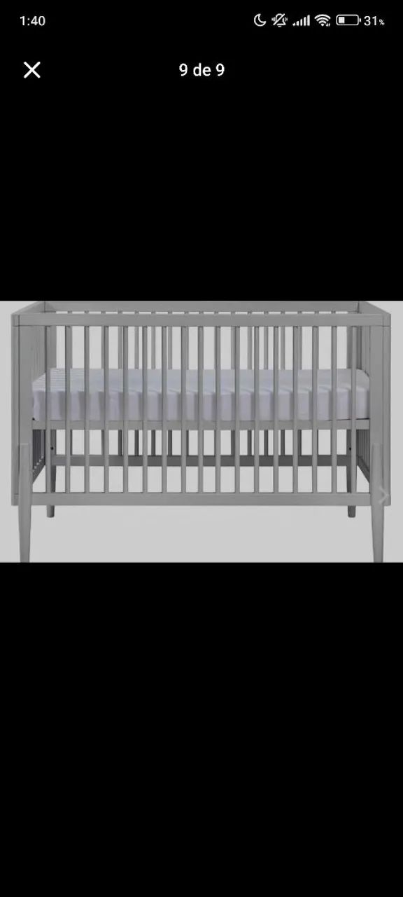 BERÇO COM TROCADOR SLEEPER MADEIRA MACIÇA 64176430413314120