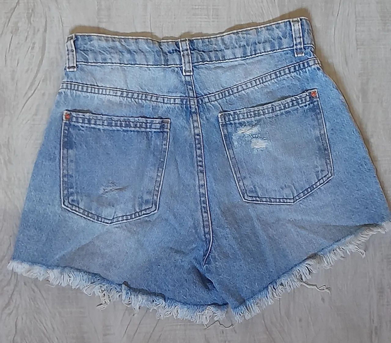 Short Jeans Desfiado - Marisa - Foto 2