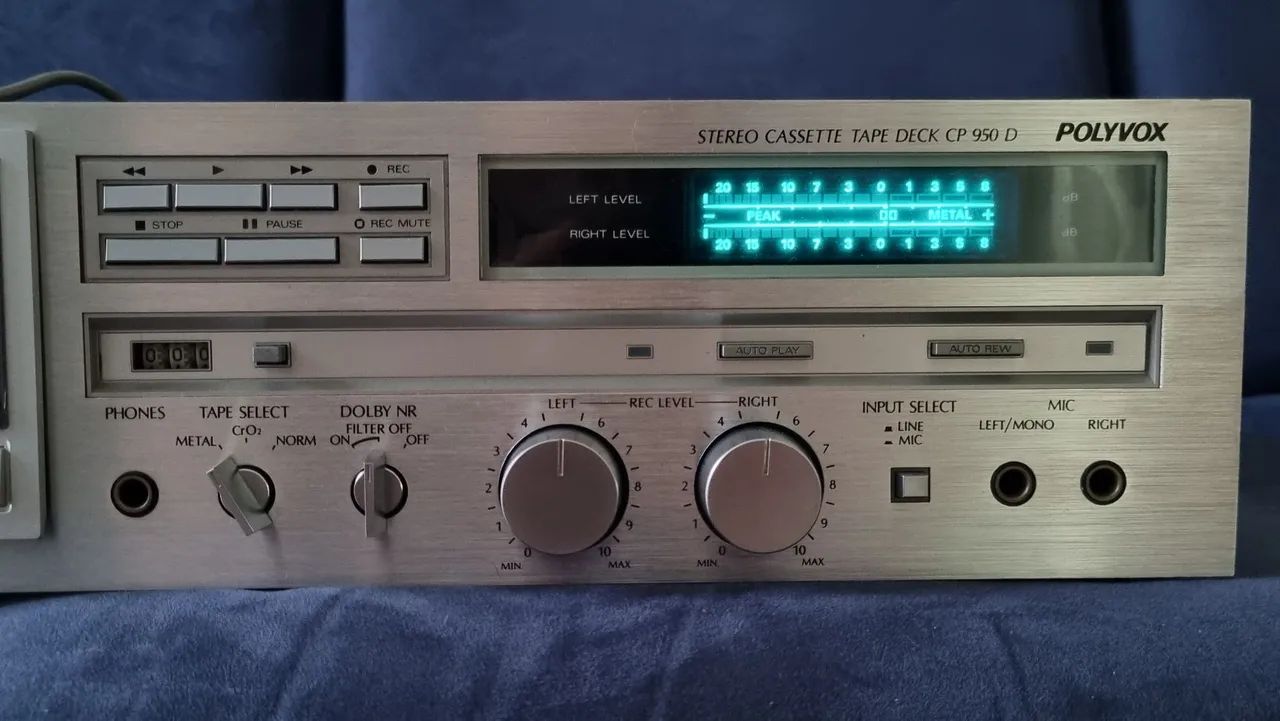 Tape deck Polyvox CP950D com controle remoto (revisado) - Foto 4