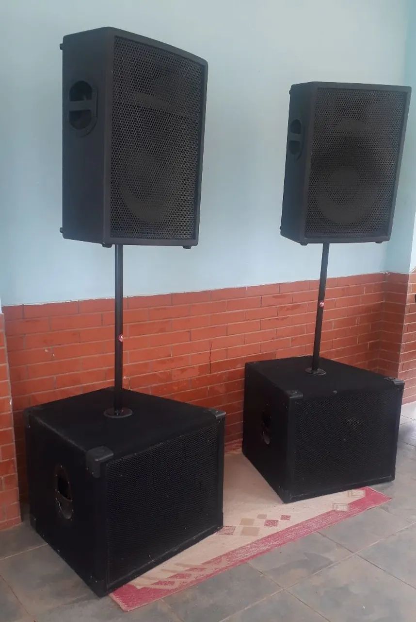 Caixas de Som Profissional