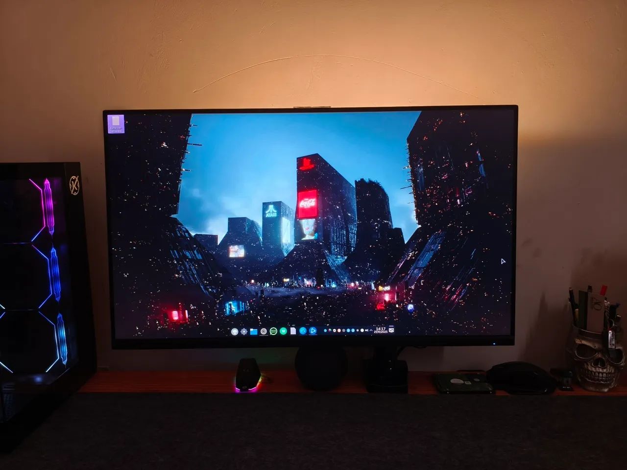 Monitor Cooler Master 32" IPS Quad HD 1440p (TROCO POR 27" QHD 1440p + volta) - Foto 3