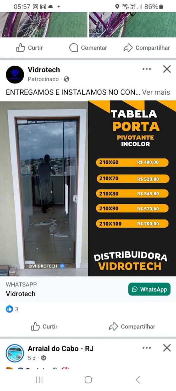 Porta blindex 210x70 etc - Foto 3