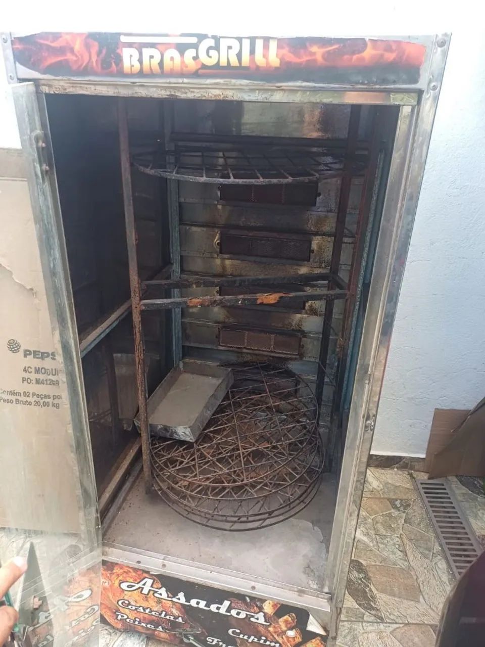 Máquina de assar frango 