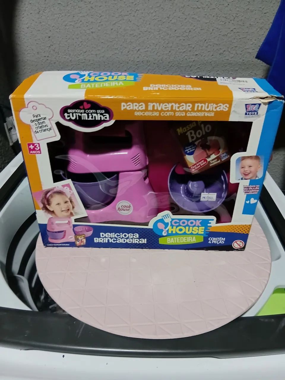 Kit Infantil Batedeira Cook House 4 Pc