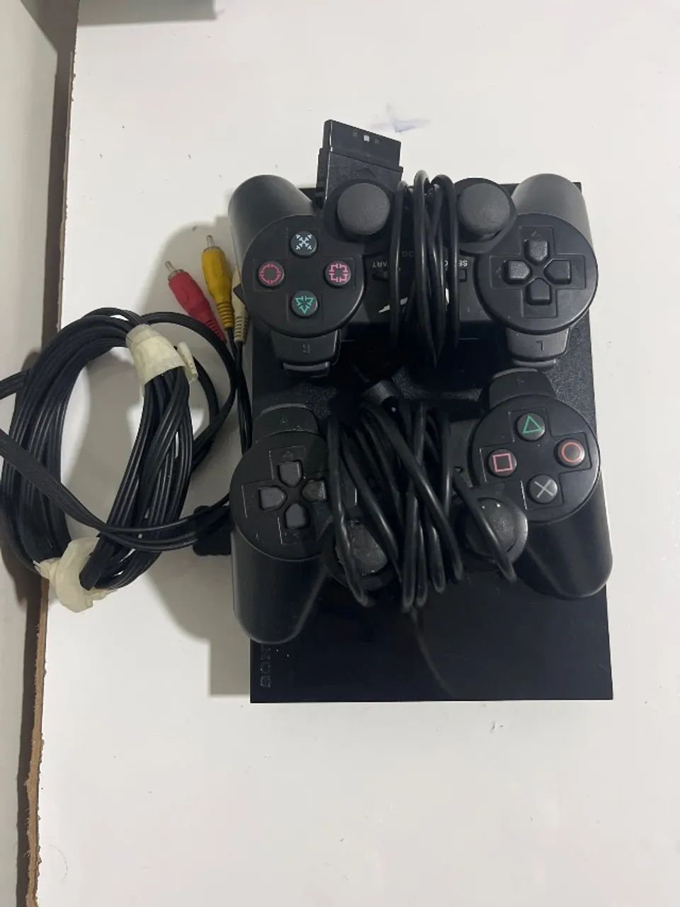 Ps2 com 2 controles em perfeito estado  - Foto 3