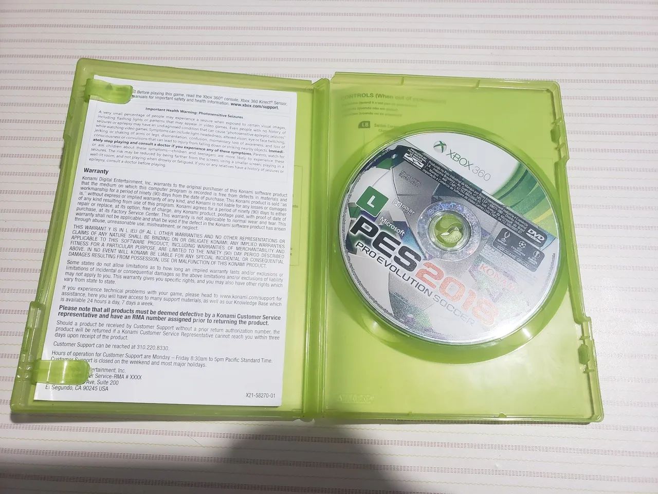 Jogo pes 2018 xbox 360 original - Foto 2