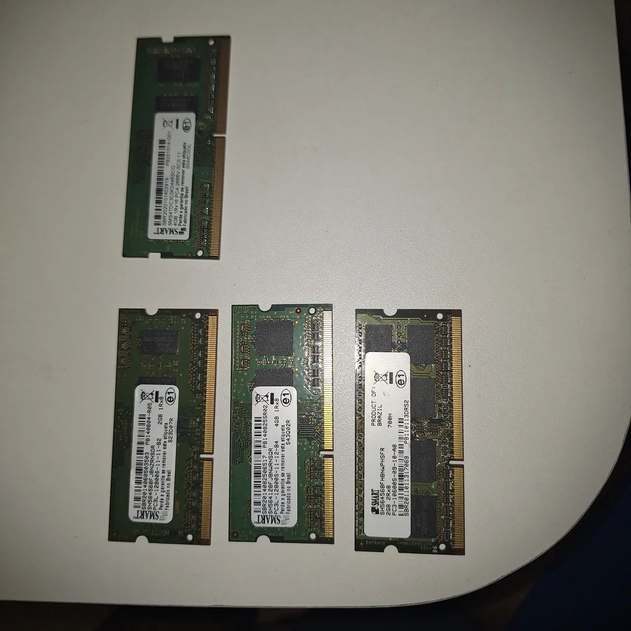 Memórias DDR4 e DDR3