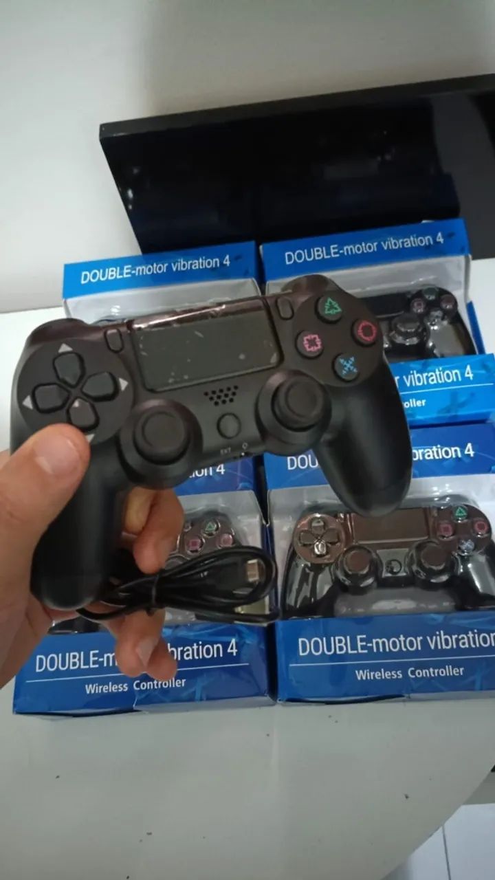 Controle PS4 Double Motor Vibration