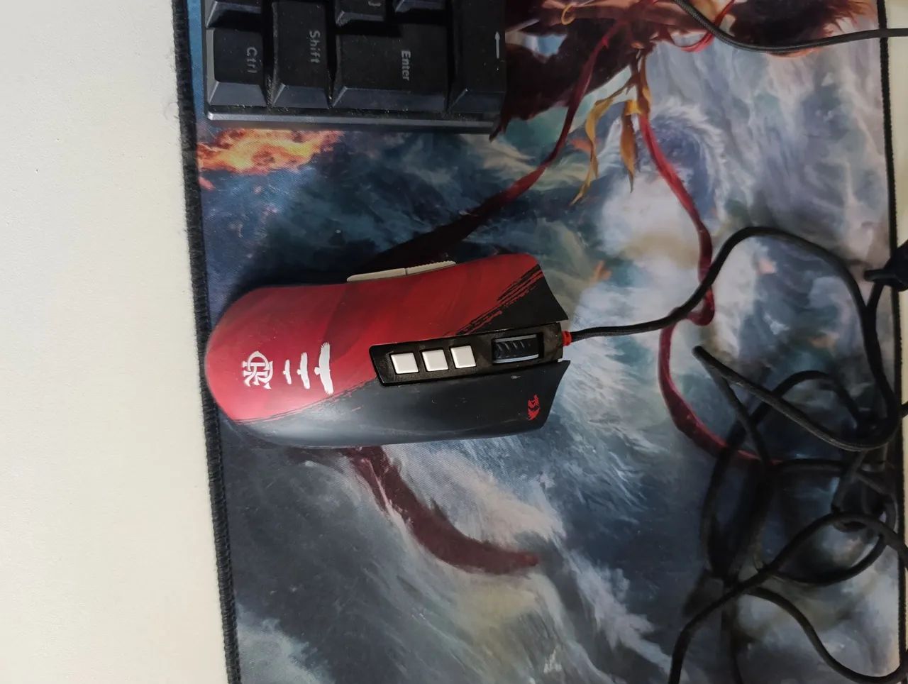Kit mouse, teclado e mouse pad - Foto 2