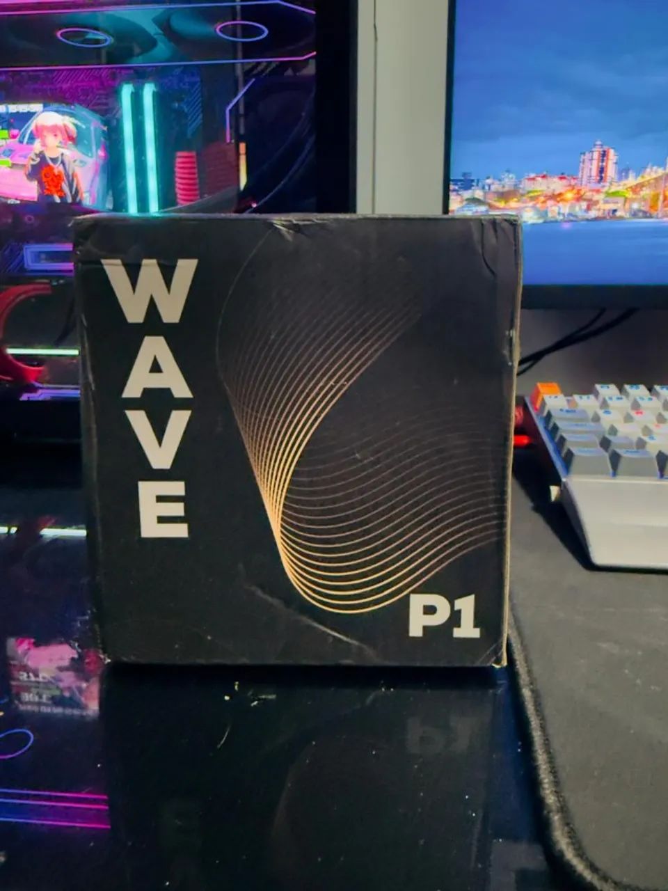 Kit Fans 3x1 Wave P1 com controladora e controle - Foto 3