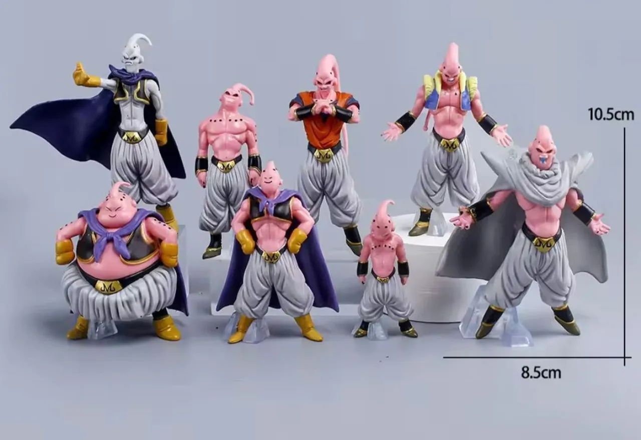 Kit 8 Bonecos Majin Boo - Dragon Ball Z - Foto 2