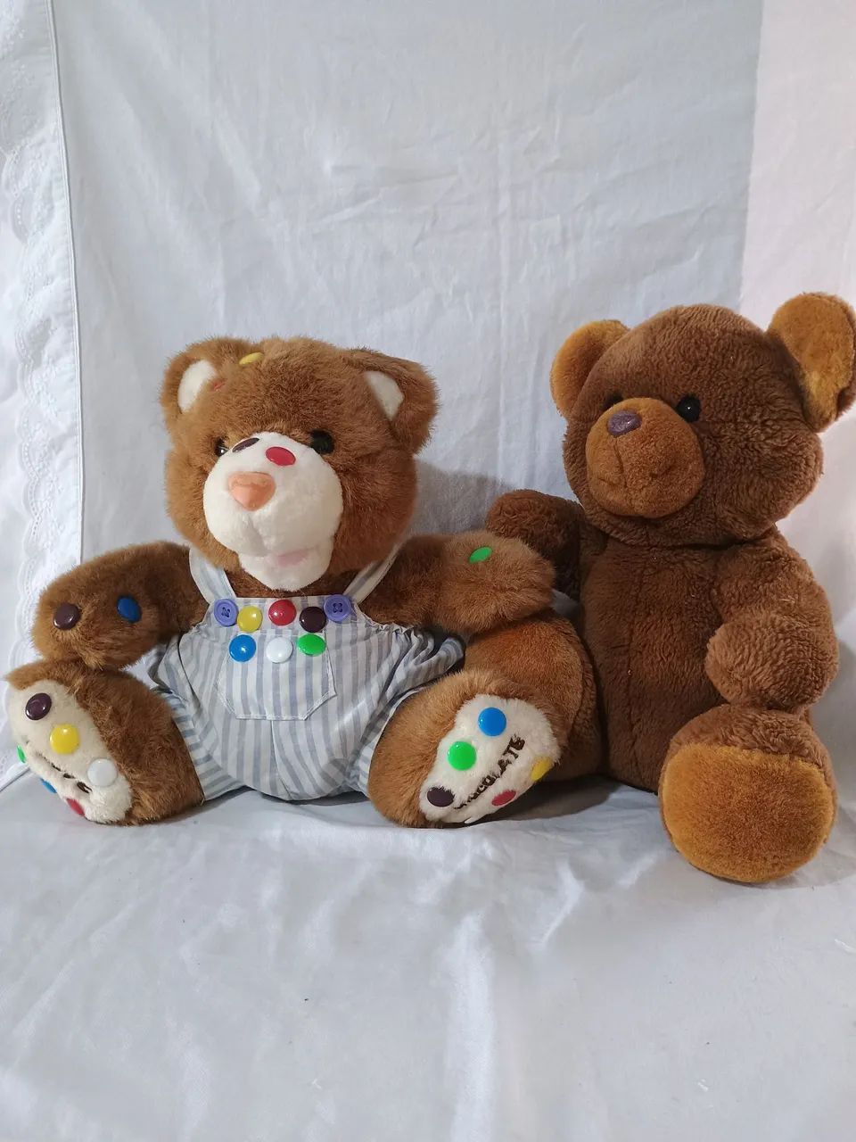 Lote com dois Ursinhos antigos da marca PUFFIES - Foto 2