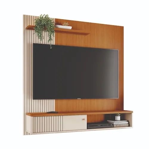 Painel com ripado para tv até 65 polegadas 