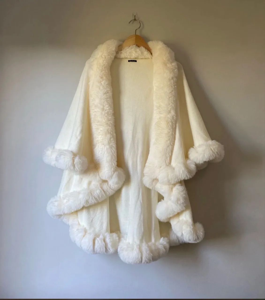 Poncho capa off White  - Foto 4