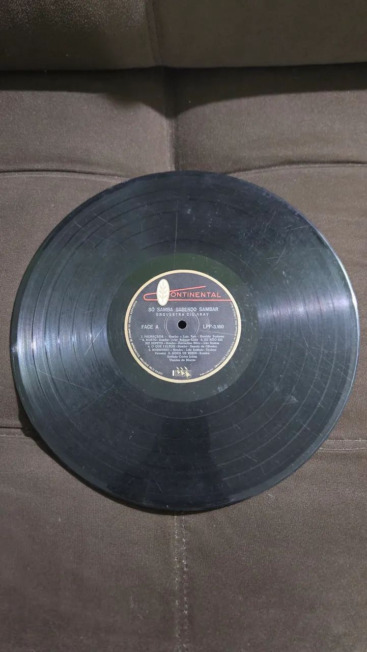 Disco Vinil - Orquestra Cid Gray - Só Samba Sabendo Sambar 1961