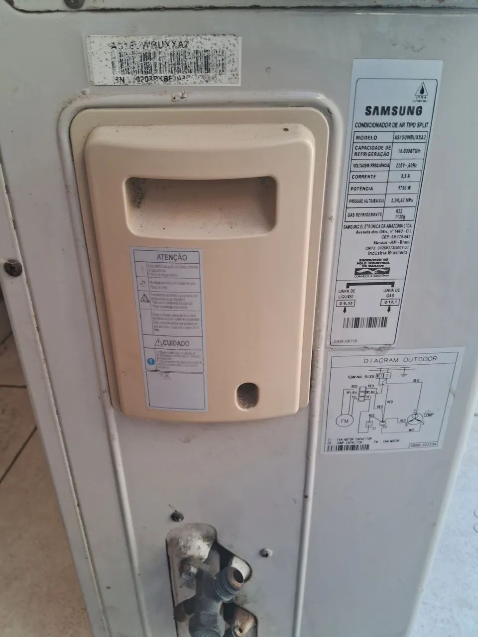 Ar Condicionado Samsung 18.000BTUs - 220V - Foto 4