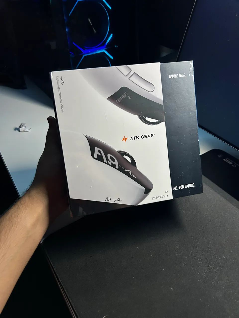 MOUSE GAMER ATK A9 AIR LACRADO !  - Foto 3