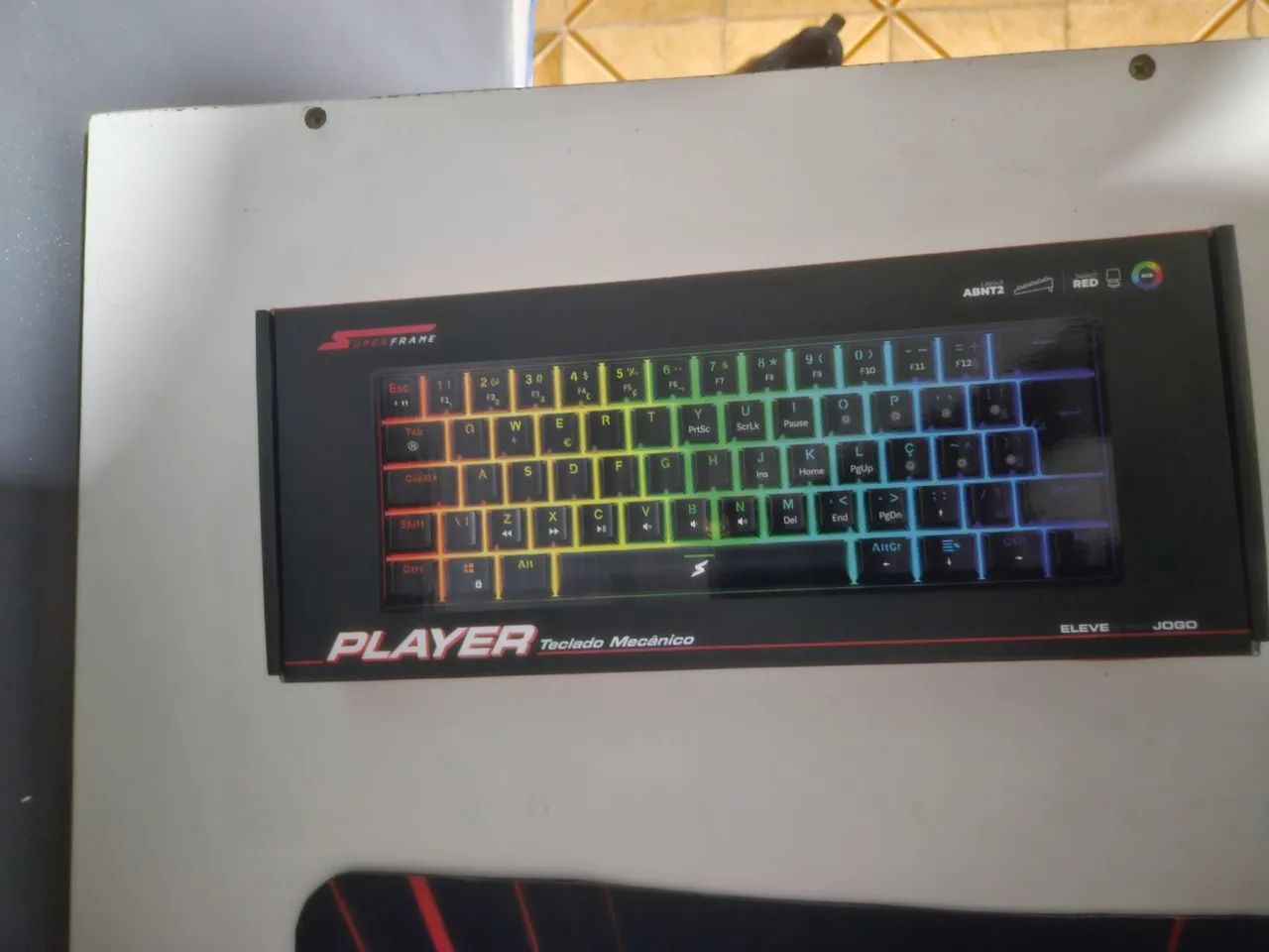 Teclado mecânico superflame switch red - Foto 2