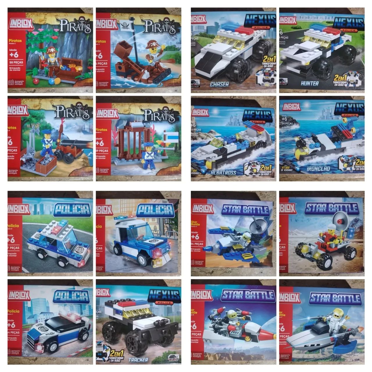 Brinquedos de montar compatíveis com lego - Brinquedos e Jogos