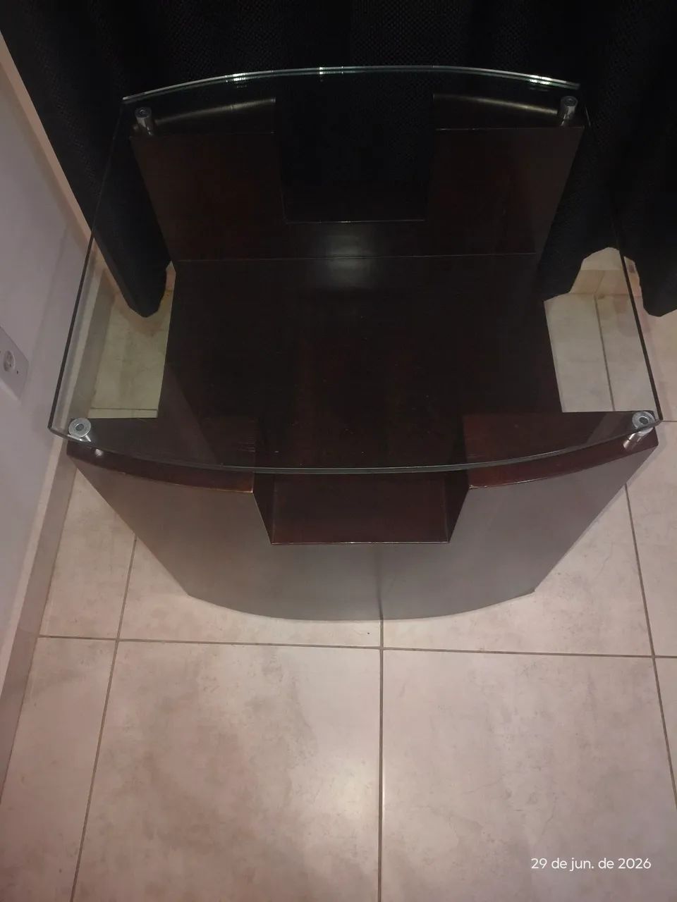 Mesa de centro e apoio de madeira maciça  - Foto 3