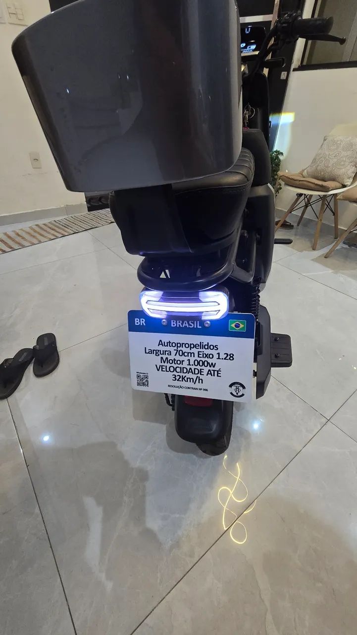 Scooter Elétrica A9L - Praticamente Nova - Foto 5