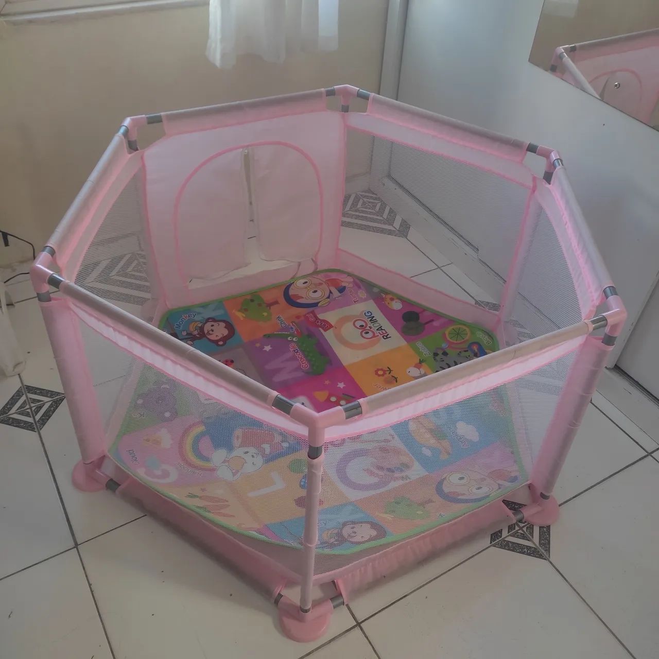 Cercadinho rosa