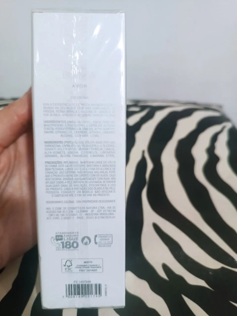 Col ônia Avon Pur Blanca 75ml - Foto 2