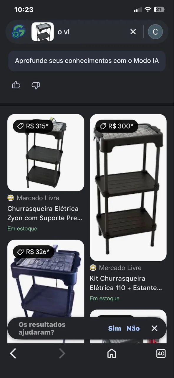 Churrasqueira elétrica com pé - Foto 4
