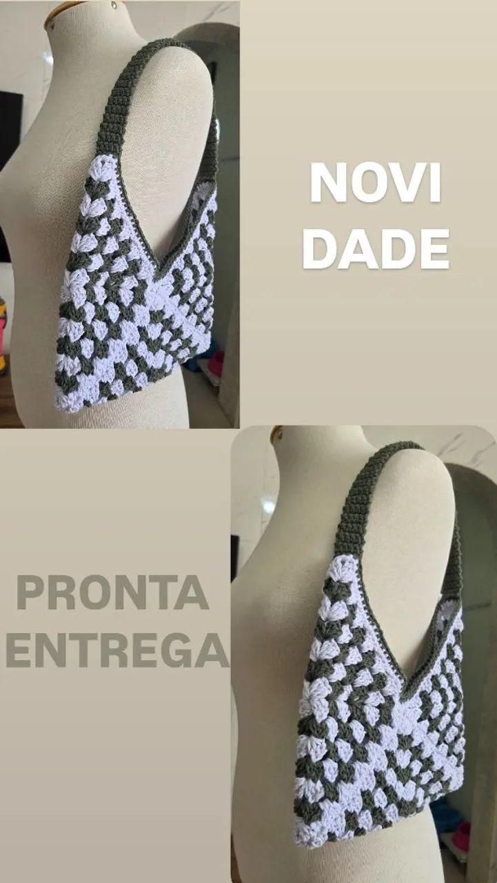 BOLSA EXCLUSIVA DE CROCHÊ  - Foto 3