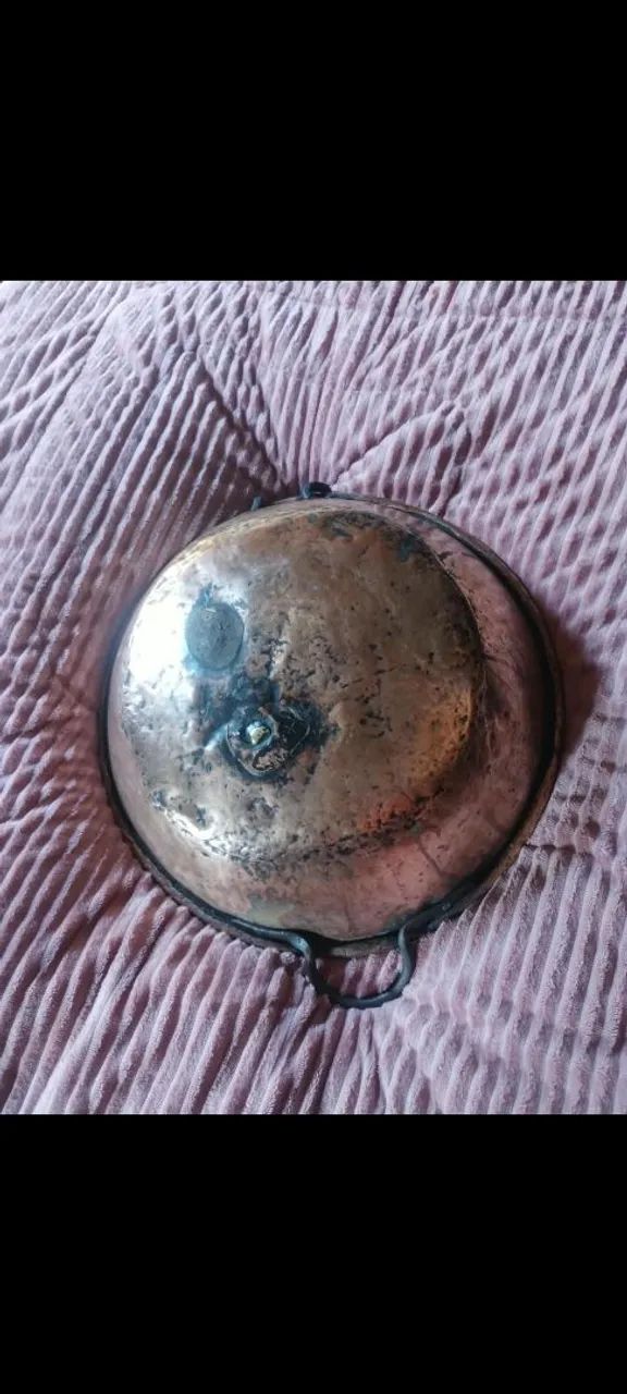 TACHO DE COBRE ANTIGO PARA DECORAÇÃO  - Foto 3