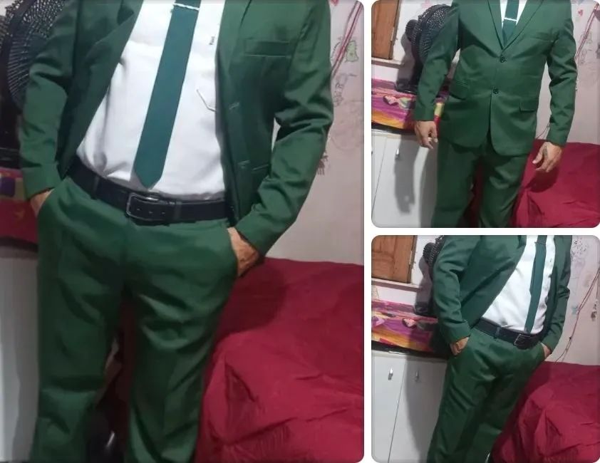 Terno elegante verde! Novíssimo!  - Foto 4