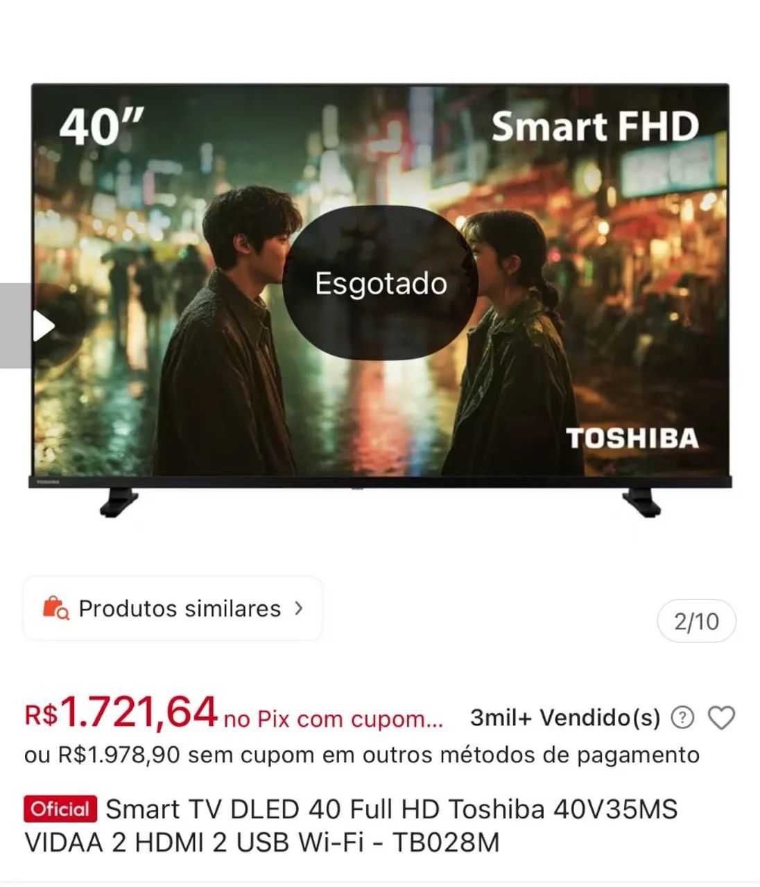 Tv smart Toshiba 40 polegadas  - Foto 4