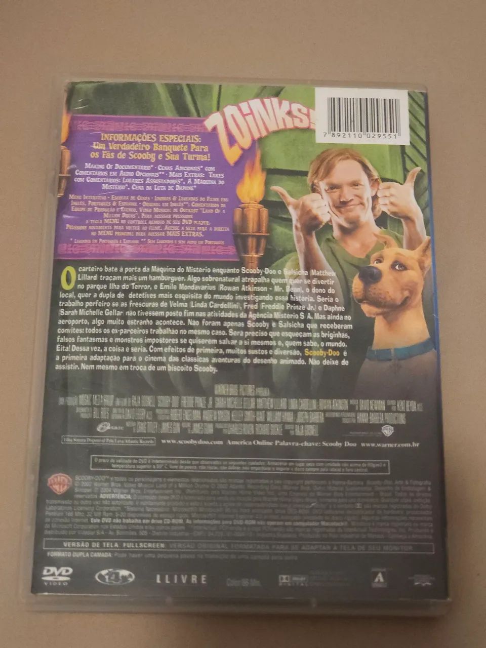 DVD - Scooby-Doo - O Filme - Original - 2002 - Dublado - Foto 3