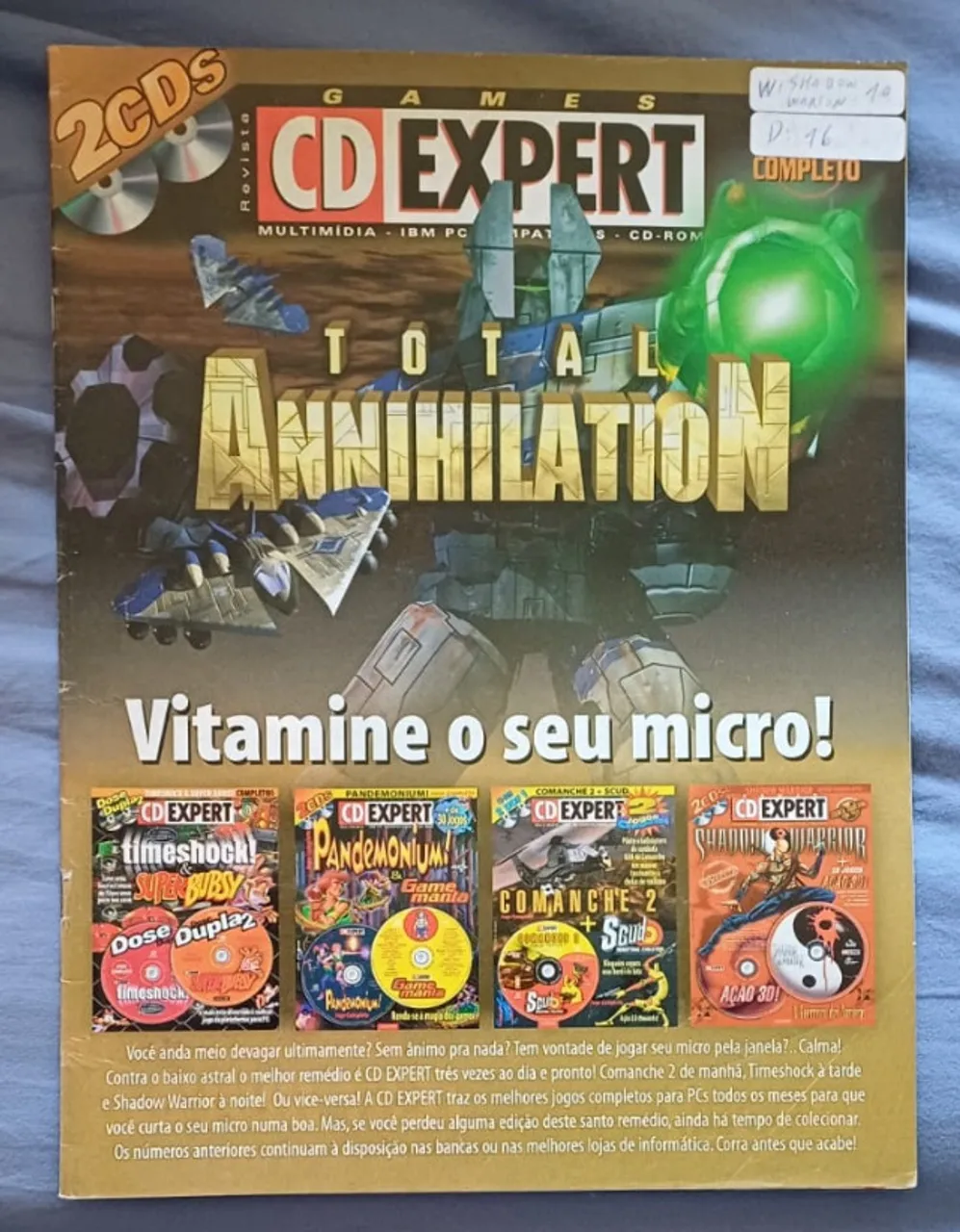 Revista Cd Expert Game Gruntz - Livros e revistas - Centro, Campo
